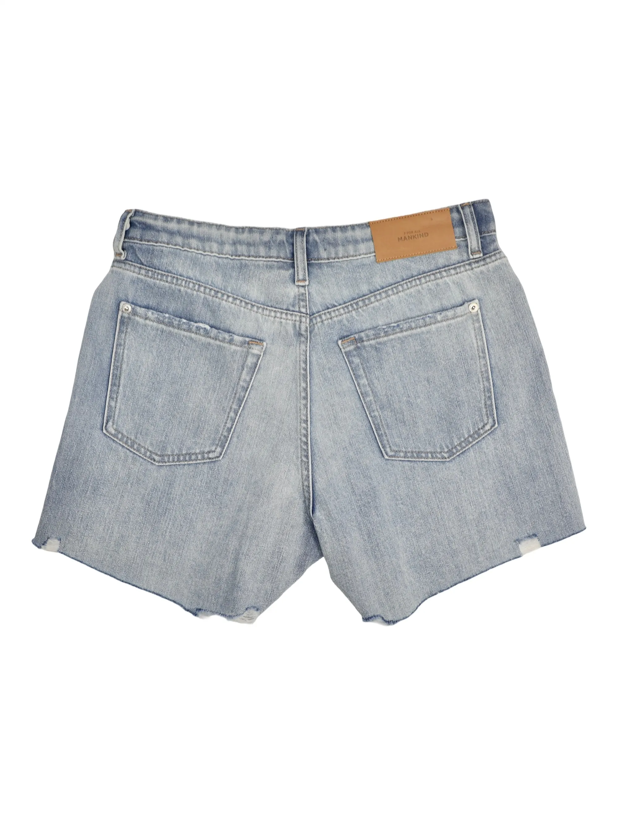 7 For All Mankind Monroe Long Shorts in Time Off