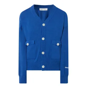 ABOUT:BLANK Flap-Pocket Cardigan - Blue