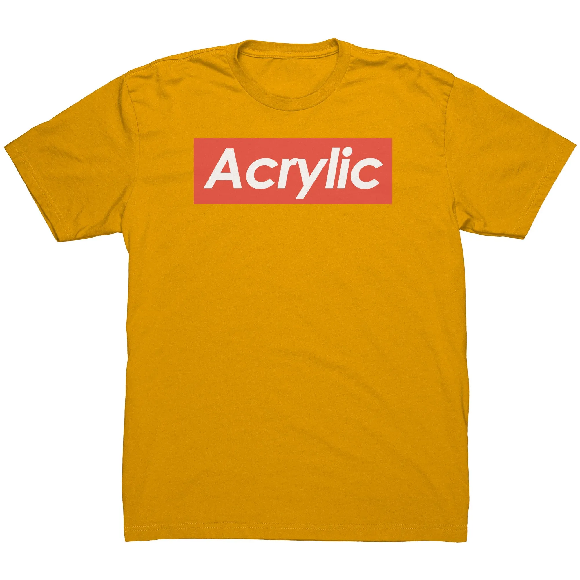 Acrylic Supreme-Themed Short-Sleeve Unisex T-Shirt