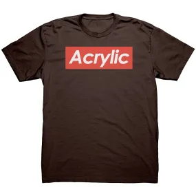 Acrylic Supreme-Themed Short-Sleeve Unisex T-Shirt