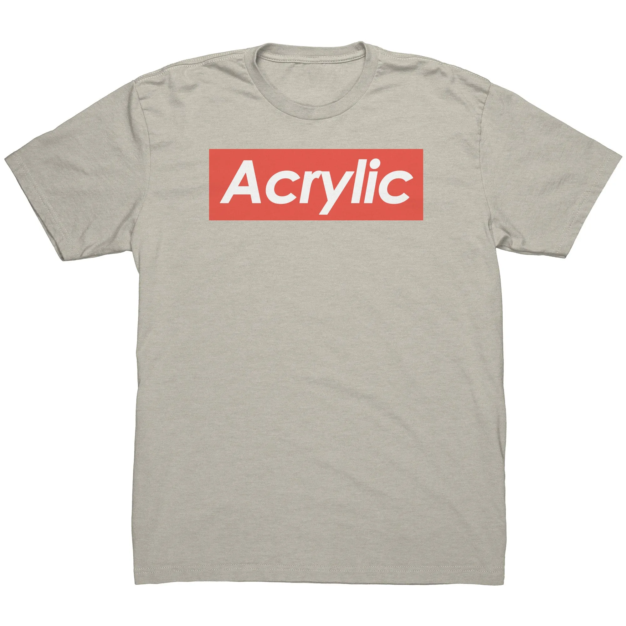 Acrylic Supreme-Themed Short-Sleeve Unisex T-Shirt