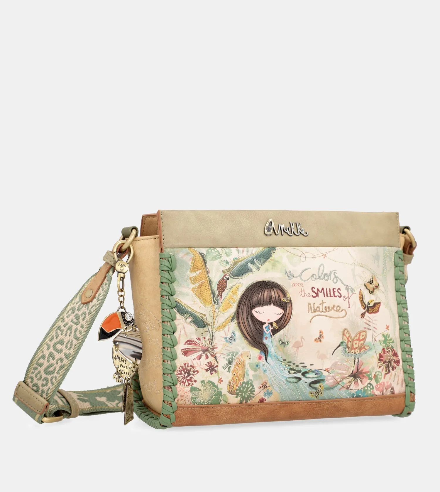 Amazonia printed crossbody bag anekke