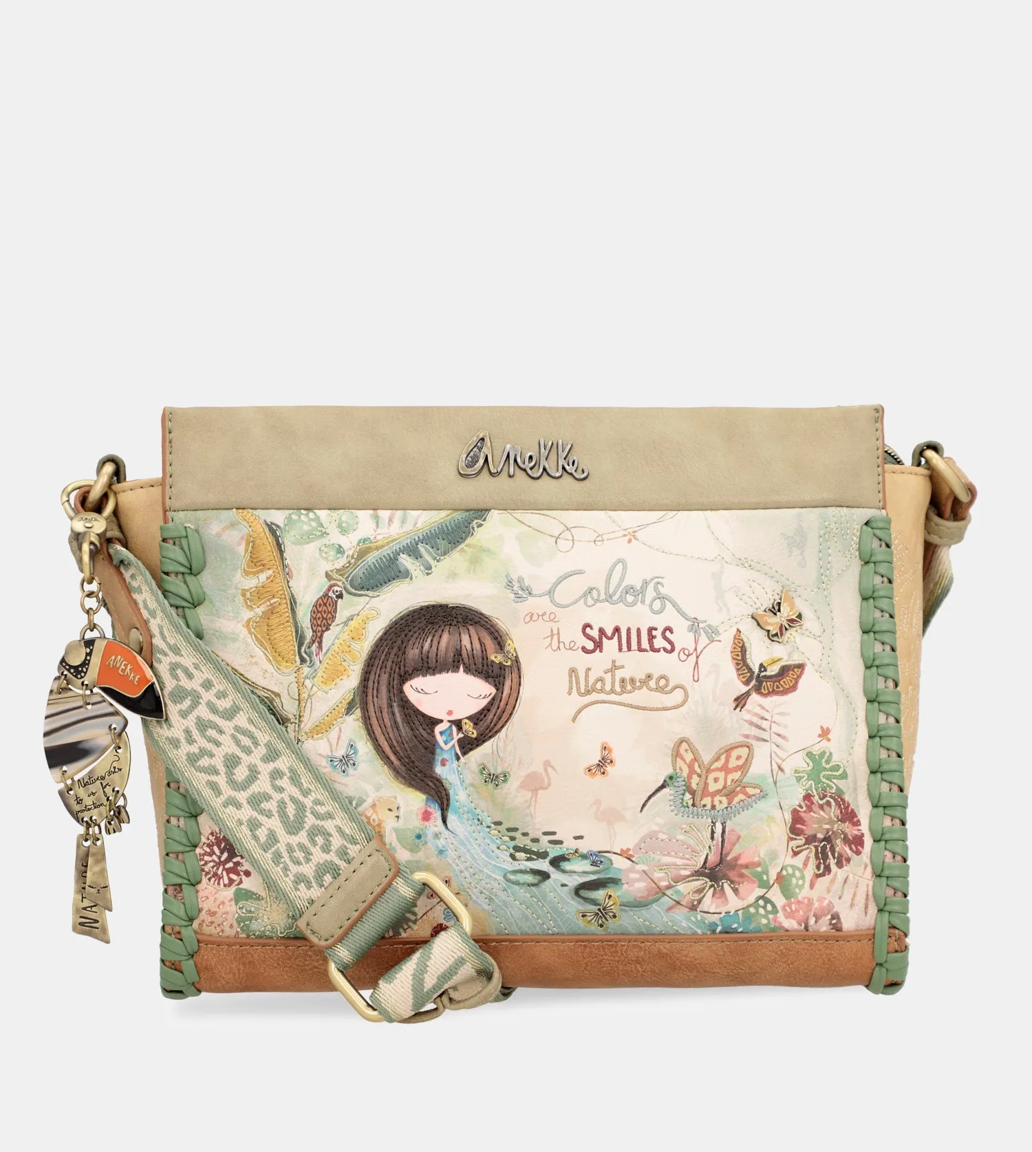 Amazonia printed crossbody bag anekke