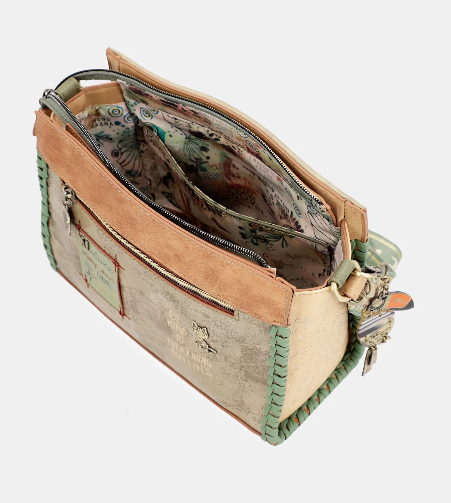 Amazonia printed crossbody bag anekke