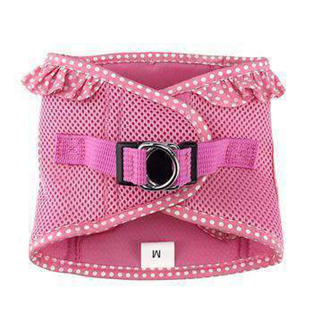 American River Choke-Free Dog Harness - Pink Polka Dot