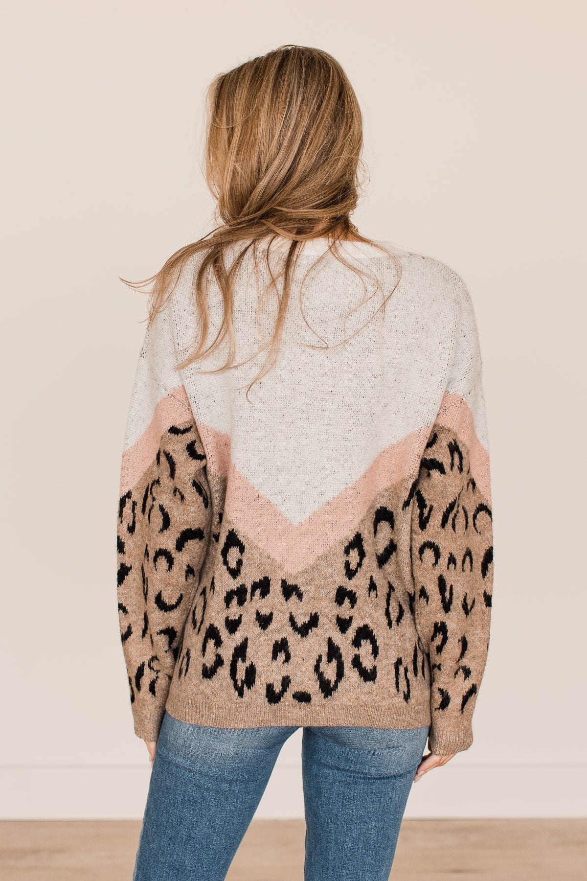 As Good As It Gets Knit Sweater- Ivory & Mocha