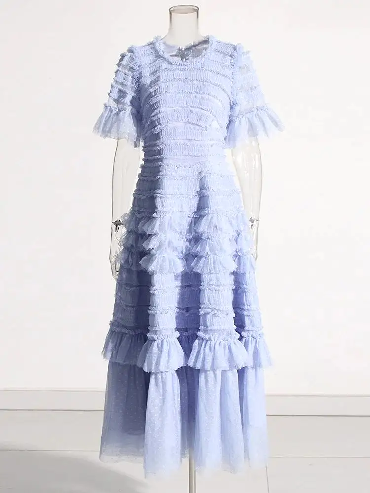 Ashoreshop Spring Summer 2024 Ruffle Dresses Lt Luxury Womens Long Dresses