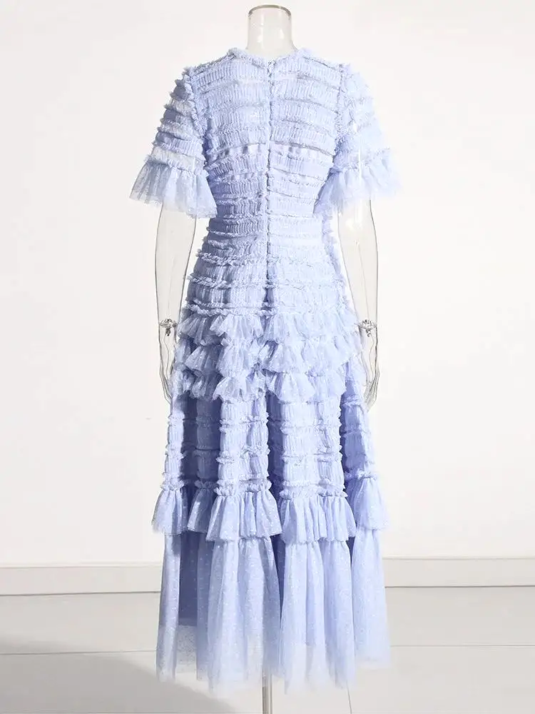 Ashoreshop Spring Summer 2024 Ruffle Dresses Lt Luxury Womens Long Dresses