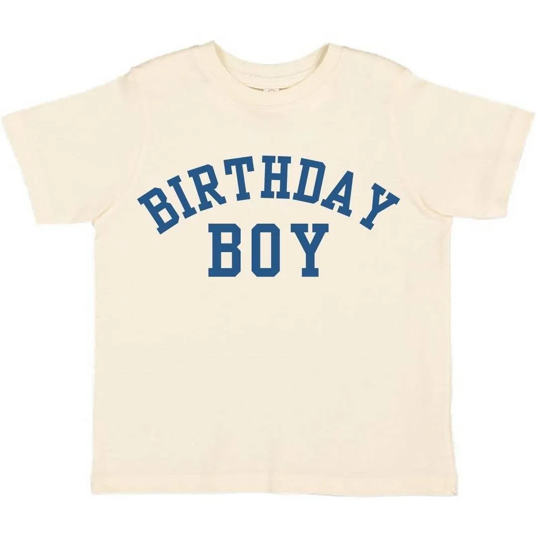 Birthday Boy Varsity Kids Shirt