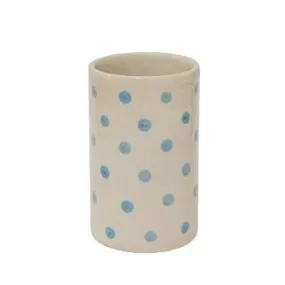 Blue Polka Dot Vase