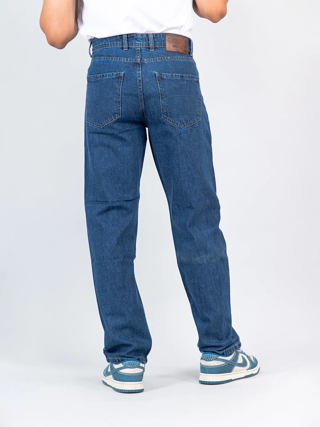 Blue Straight Fit Mens Jeans