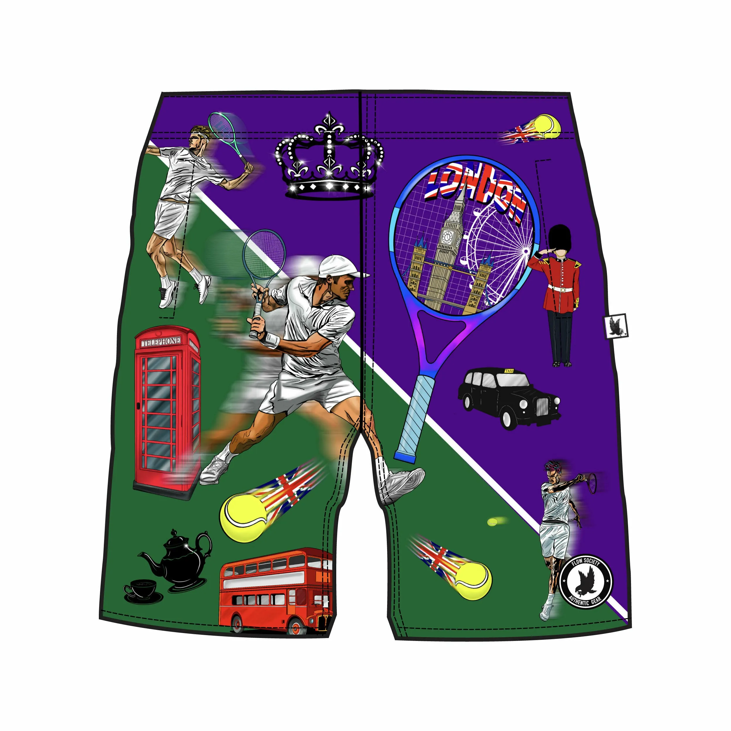 Boys London Tennis Short