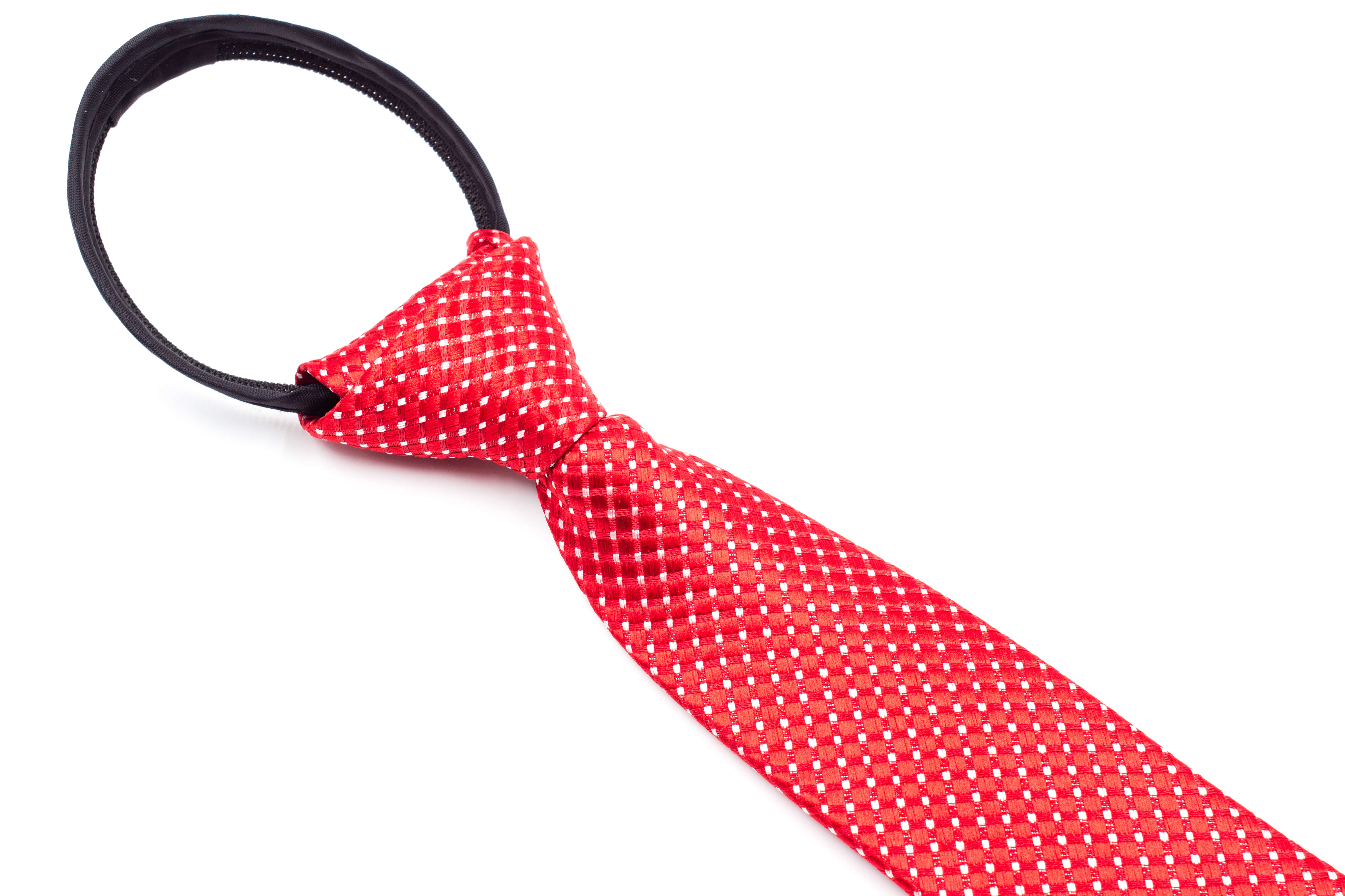 Boys Ties - Red Polka Dot