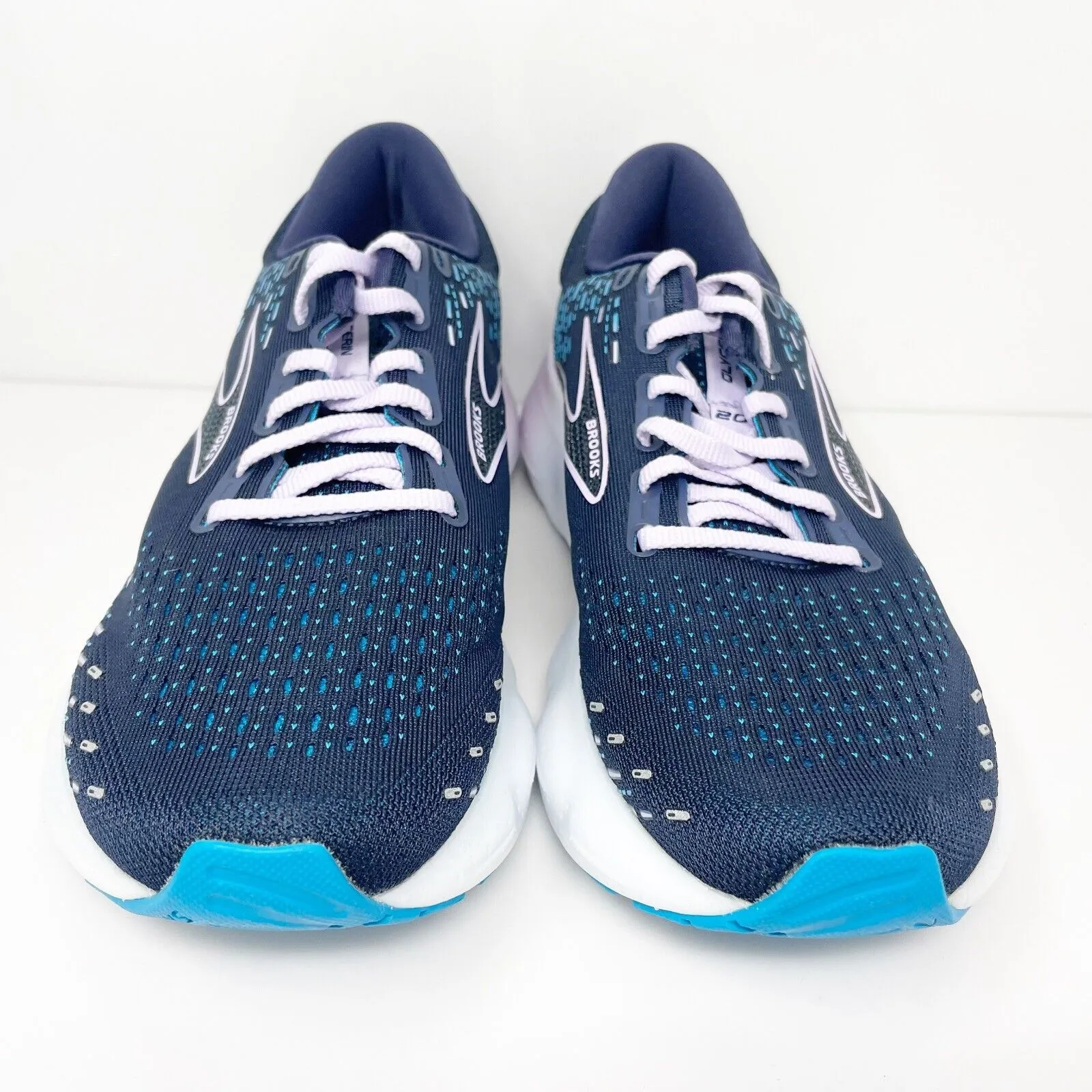 Brooks Womens Glycerin 20 1203691B499 Blue Running Shoes Sneakers Size 9.5 B