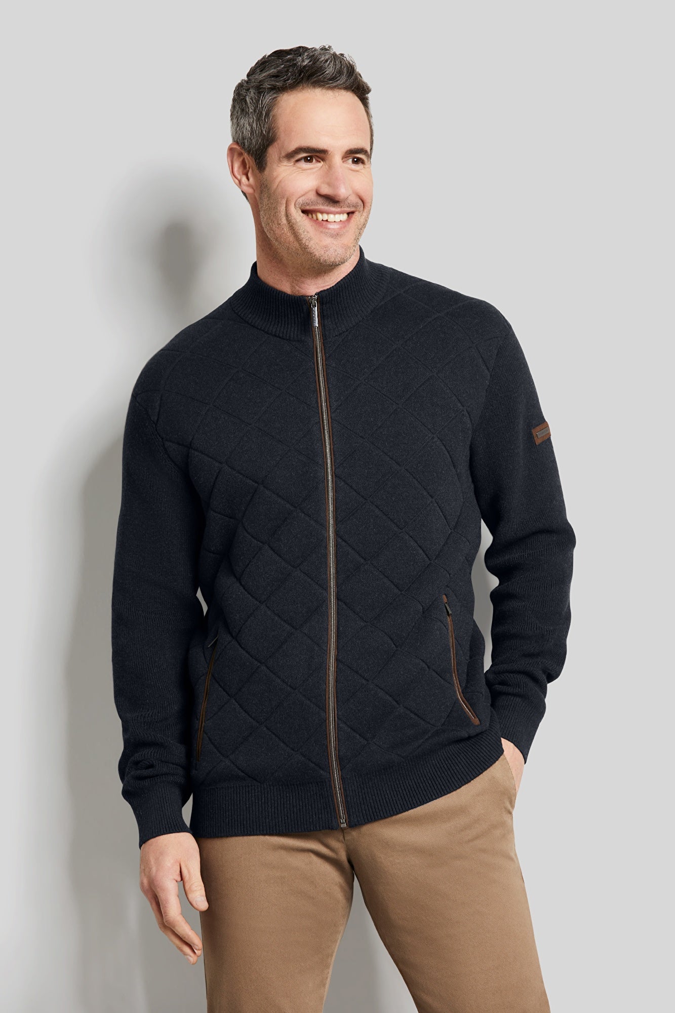 Bugatti 760045523 Cardigan 390 Navy