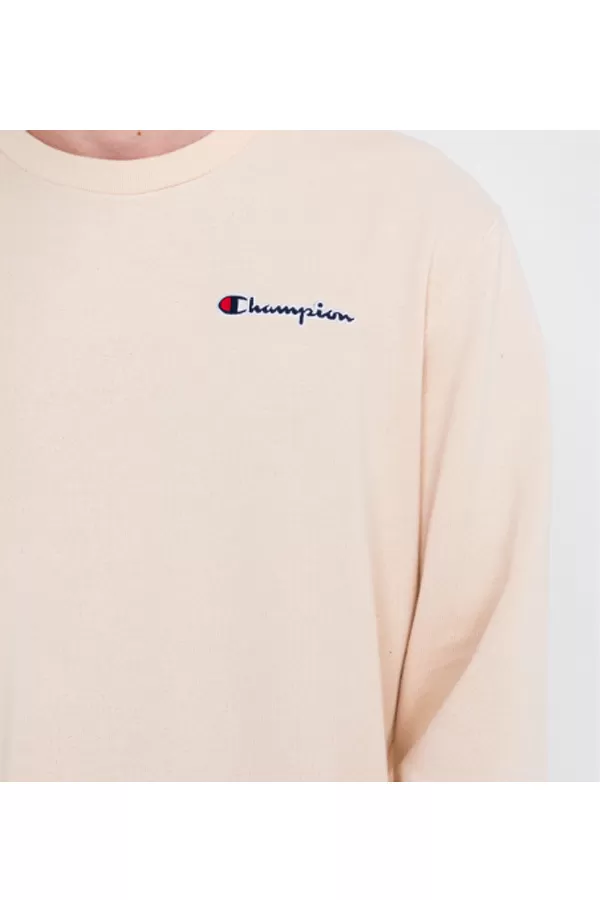 Champion Rochester Crew Sweat Signature Logo Beige