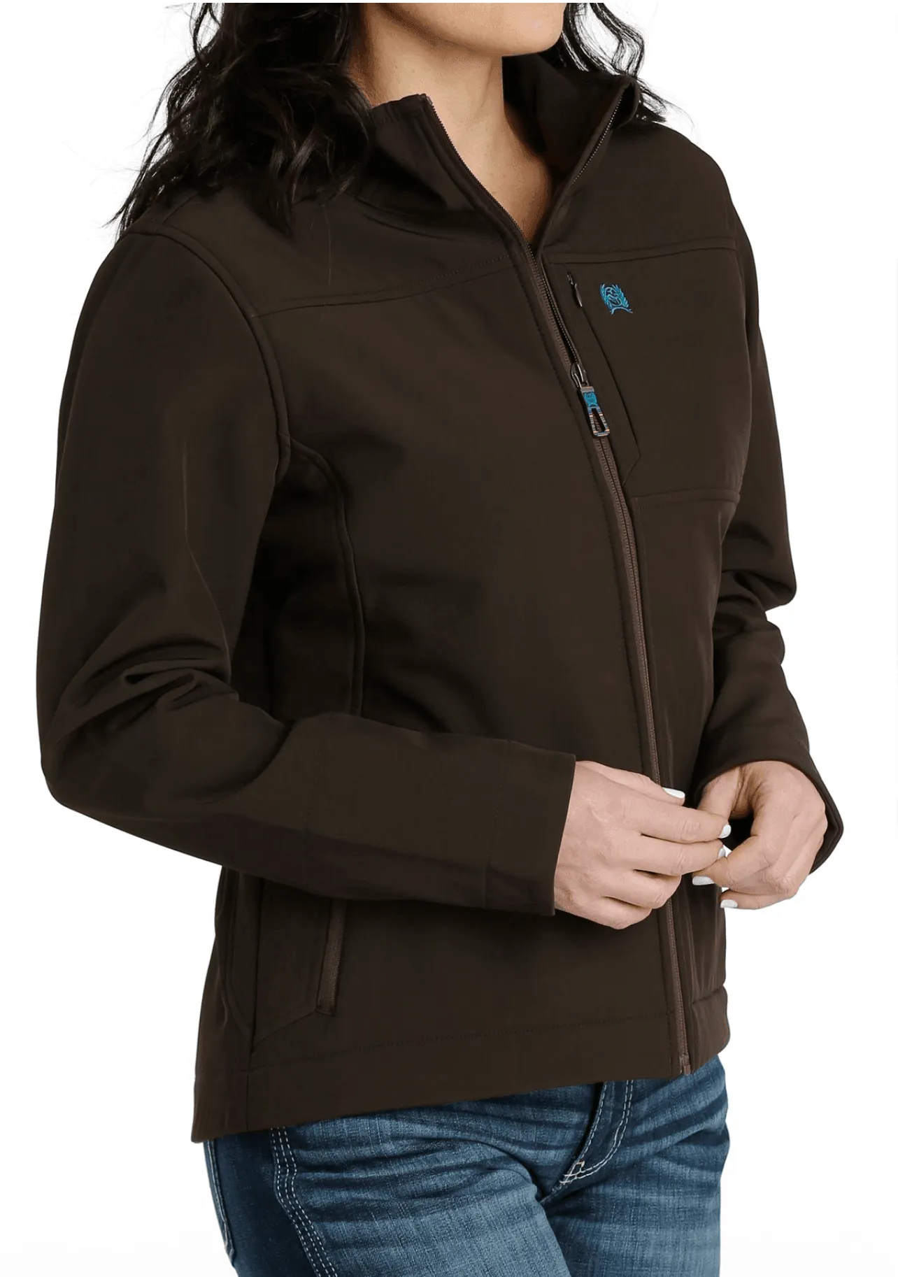 Cinch Women's Brown Concealed Carry Bonded Jacked MAJ9848002