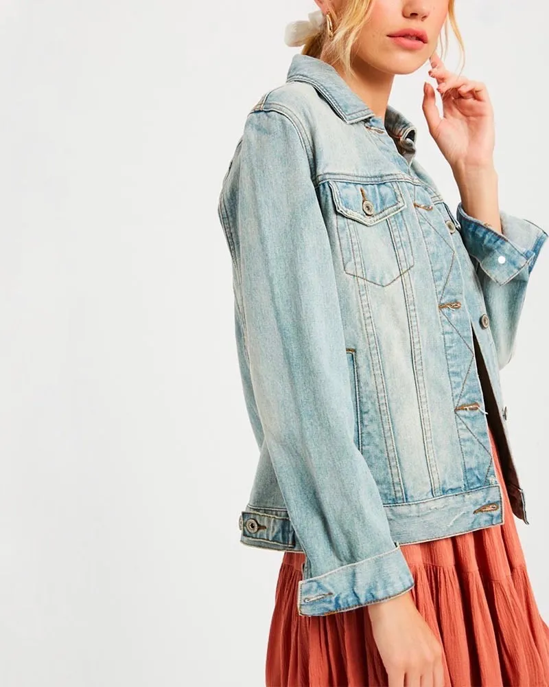 Classic Denim Jean Jacket - Light & Dark Washes