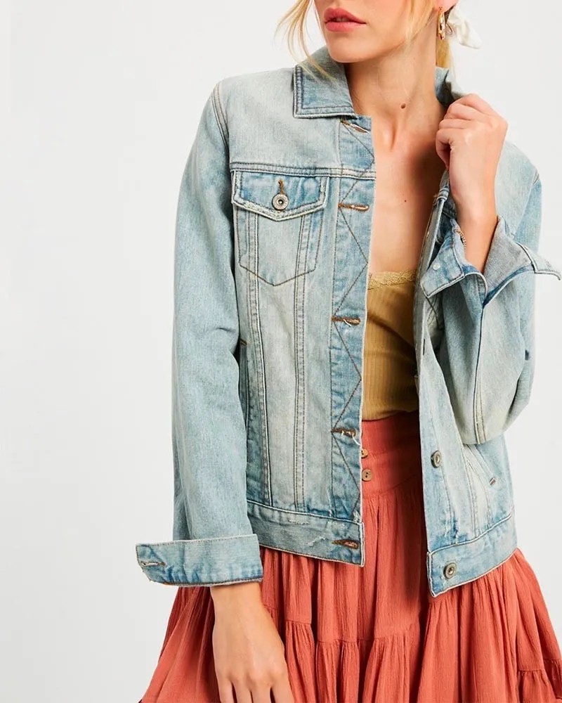 Classic Denim Jean Jacket - Light & Dark Washes