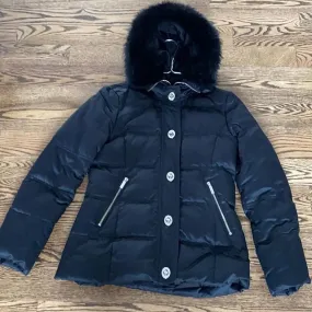 Coach Down Jacket with Fur Trim size XS