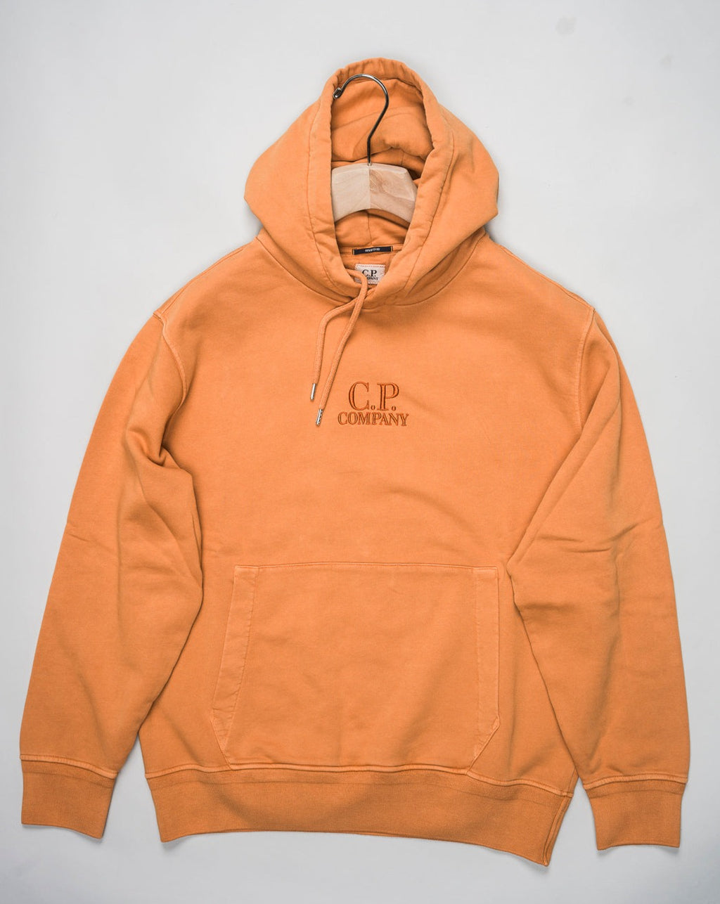 C.P. Company Diagonal Fleece Hoodie / Pastry Shell