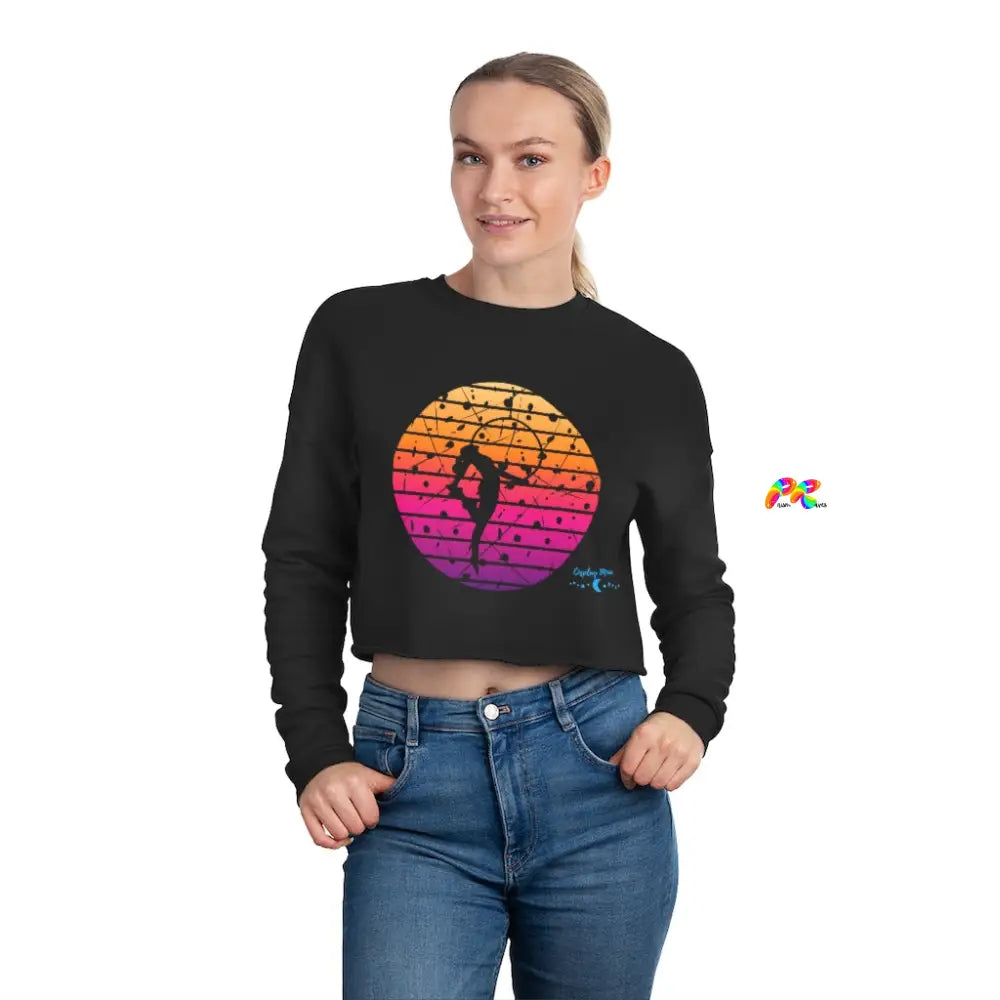 Cropped Sweatshirt with Lyra In A Sunset