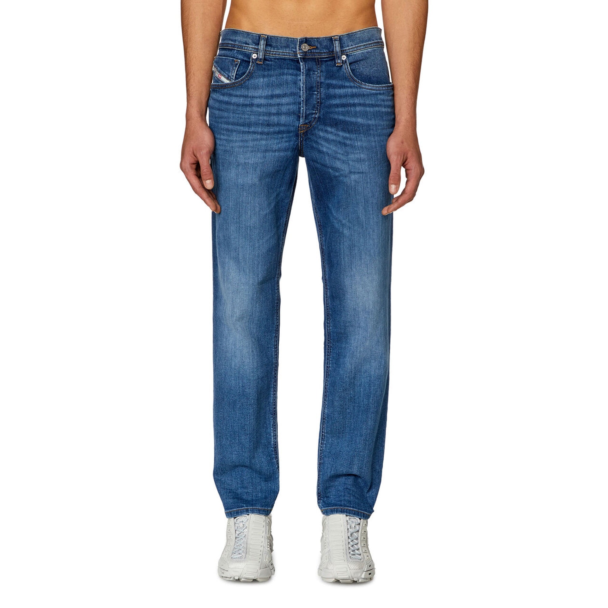 Diesel D-Finitive 0KIAL Tapered Fit Jean - Light Blue