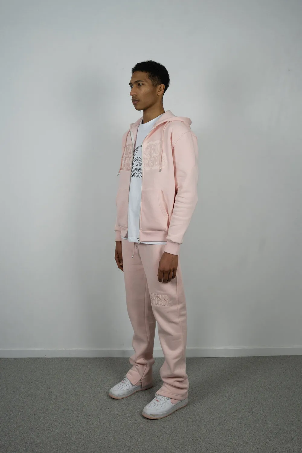 Dix-Sept La Marque Baby Pink Zip up