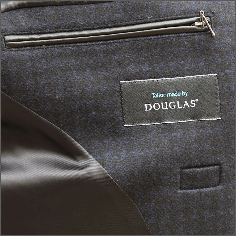 Douglas Lincoln Navy Wool/Cashmere Car Coat