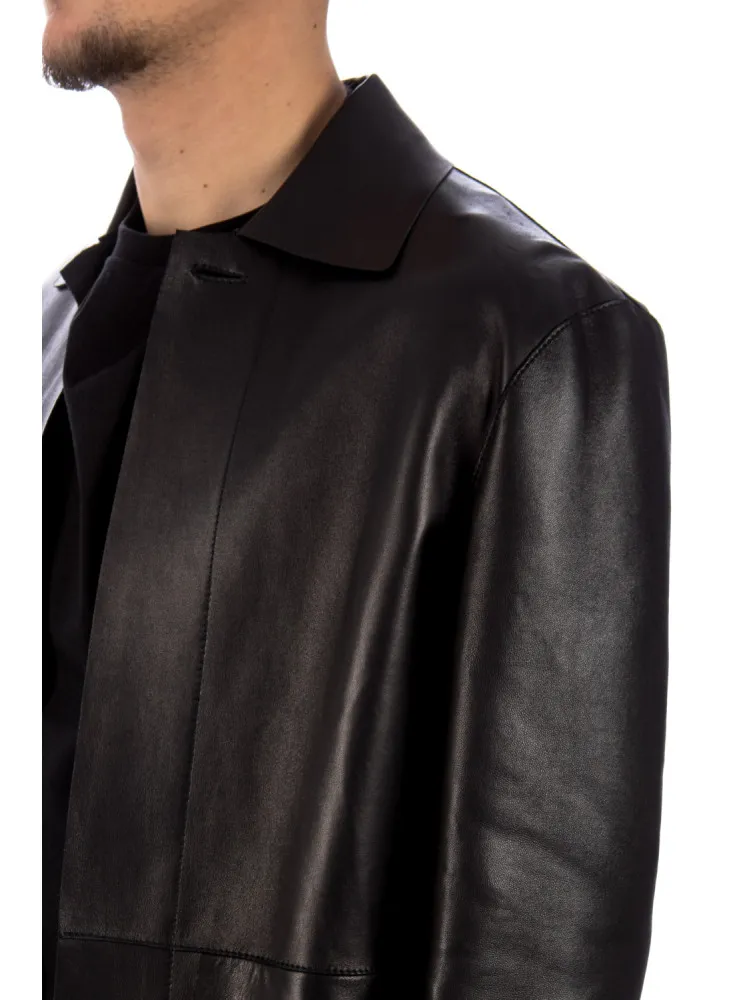 Dsquared2 Leather Coat | Credomen