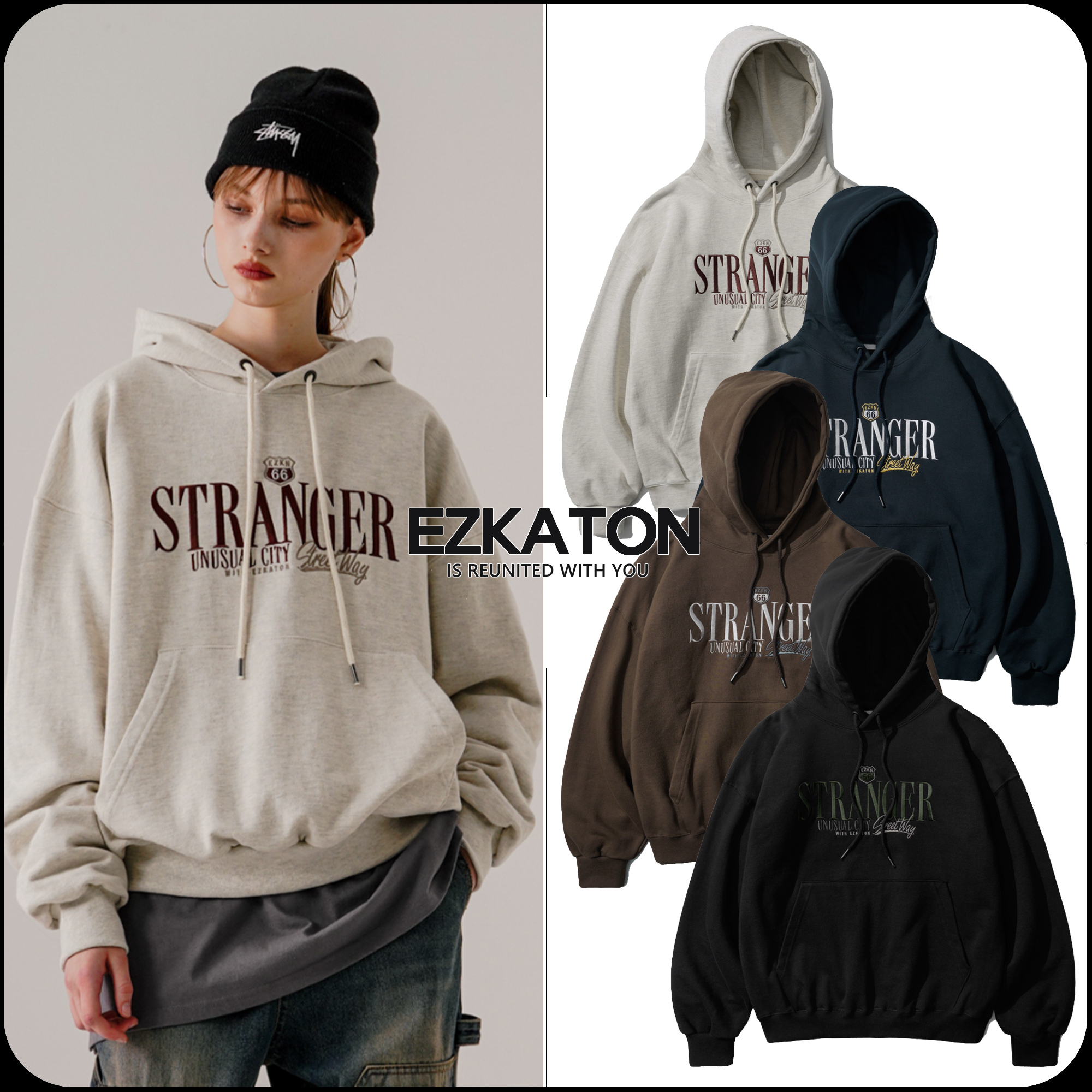 EZKATON  |[ EZKATON ]★STREETWAY HEAVY COTTON HOODIE