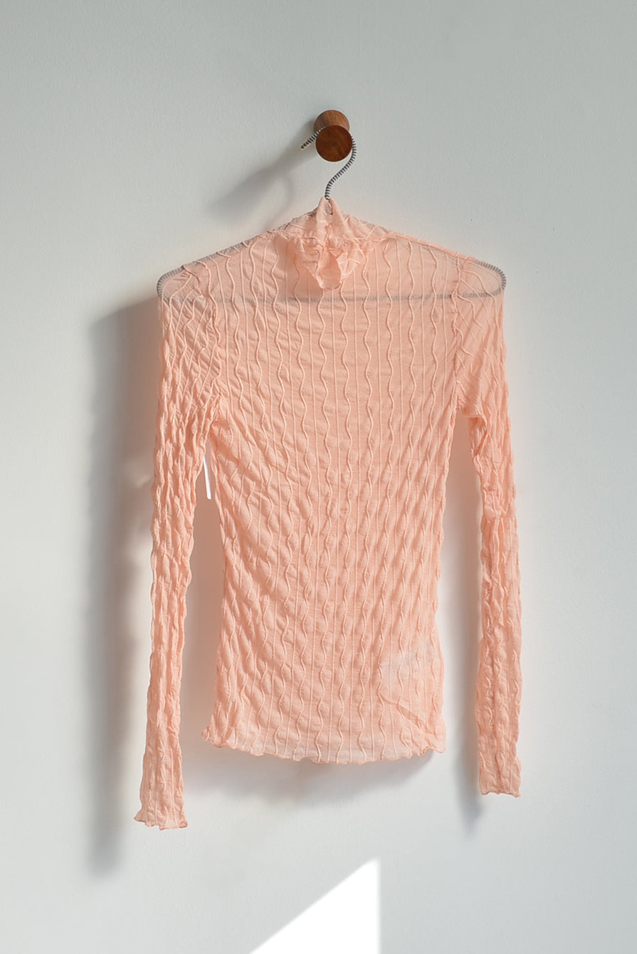 Find Me Now Ross Mockneck Top Blush