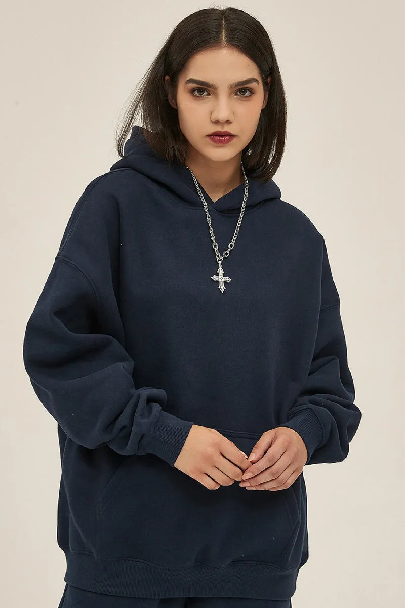 Fleece Loose Hoodie