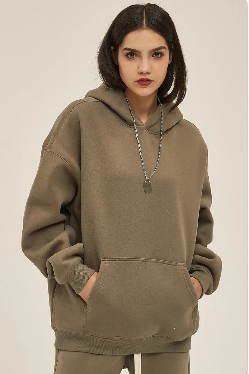 Fleece Loose Hoodie