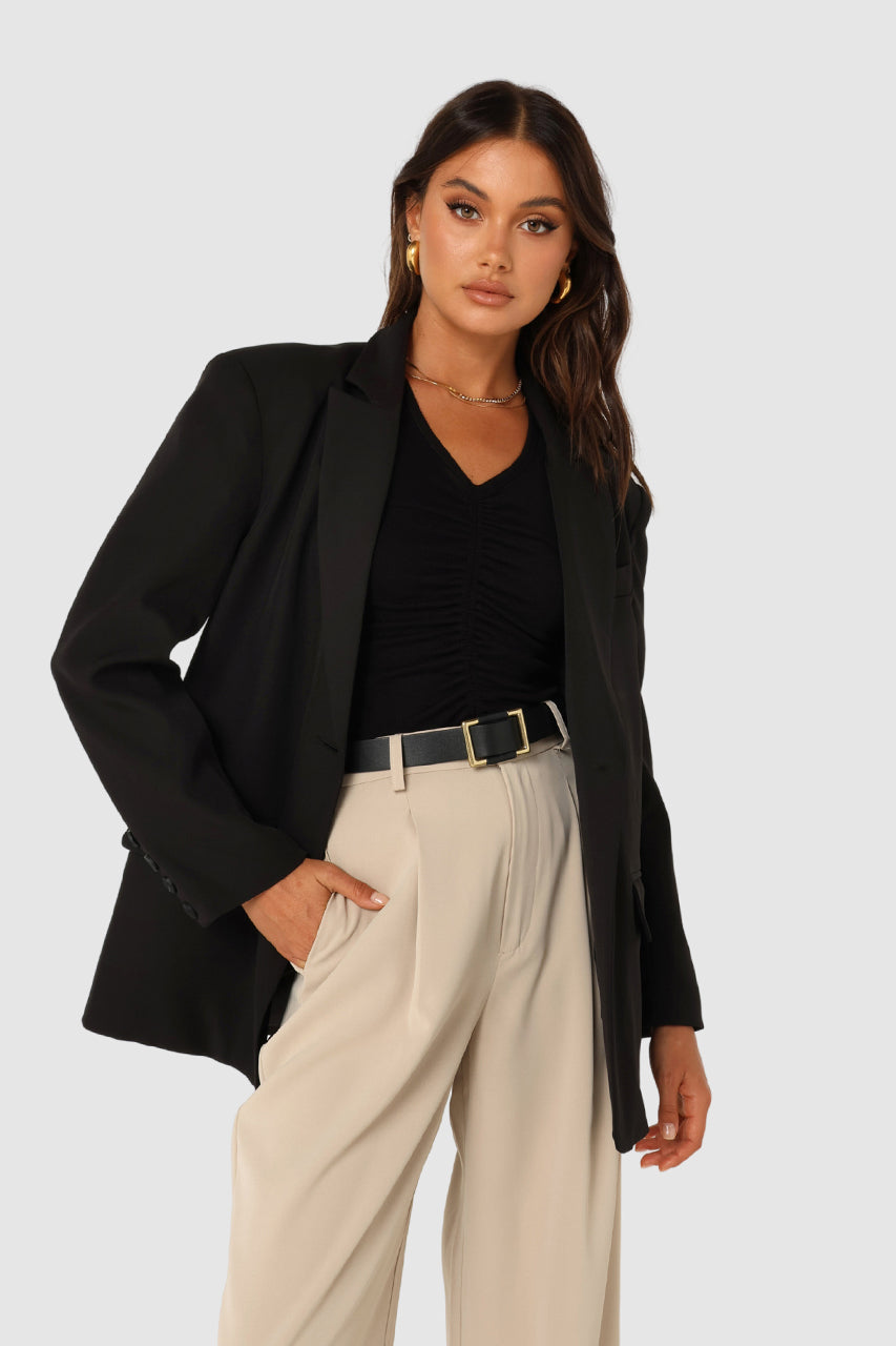 Frankie Boyfriend Blazer | Black