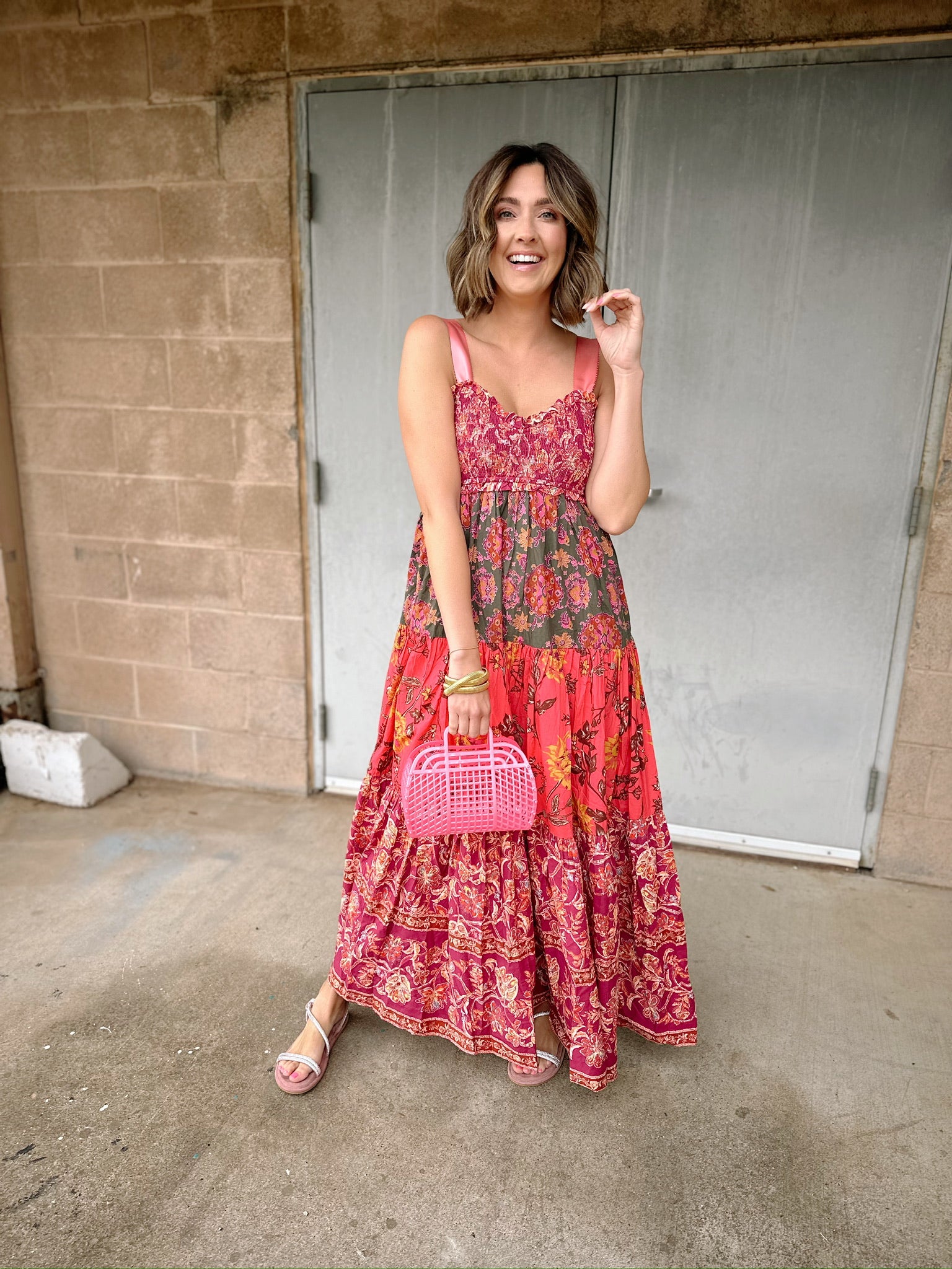 Free People Bluebell Maxi | Magenta Combo