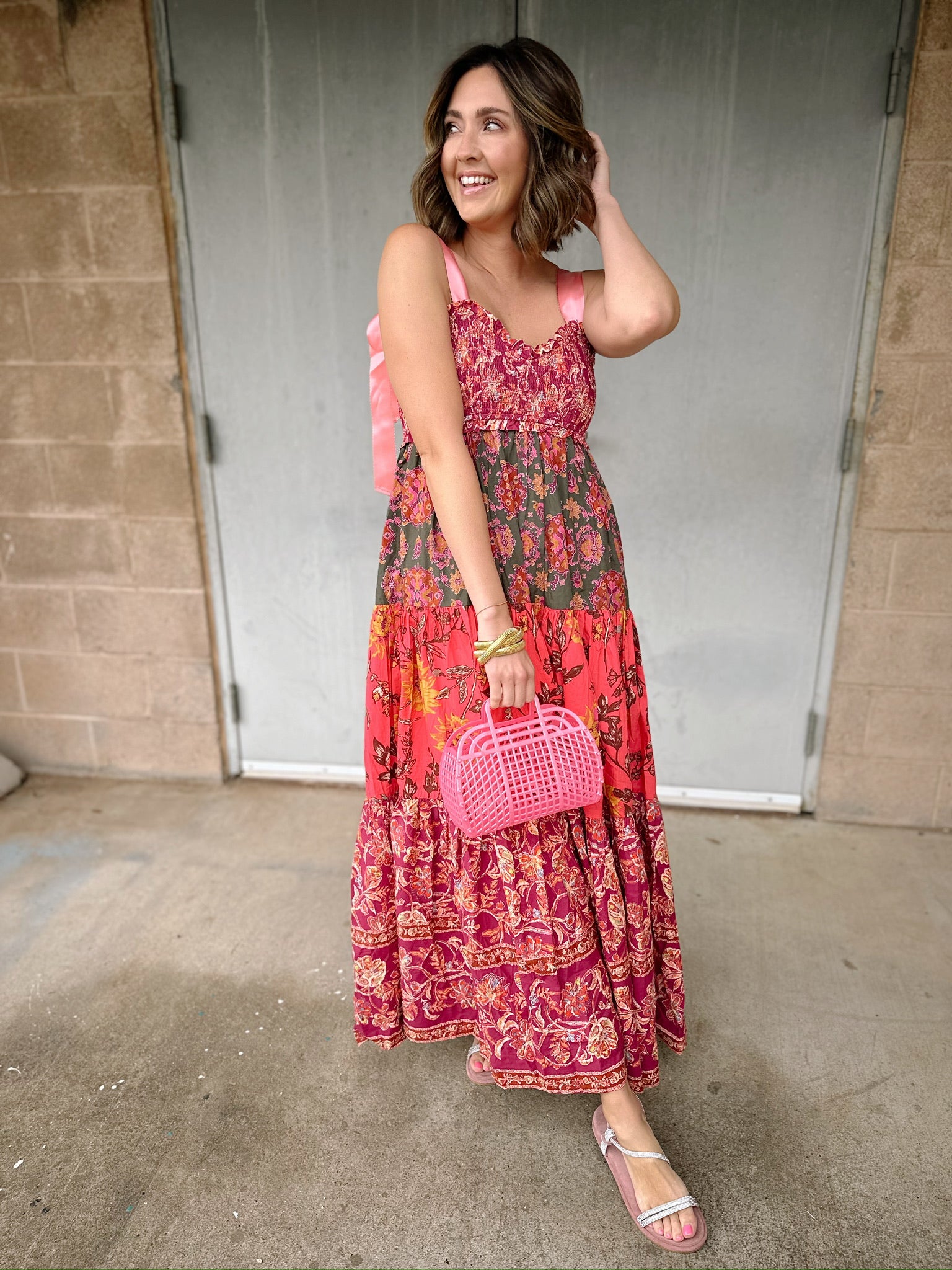 Free People Bluebell Maxi | Magenta Combo