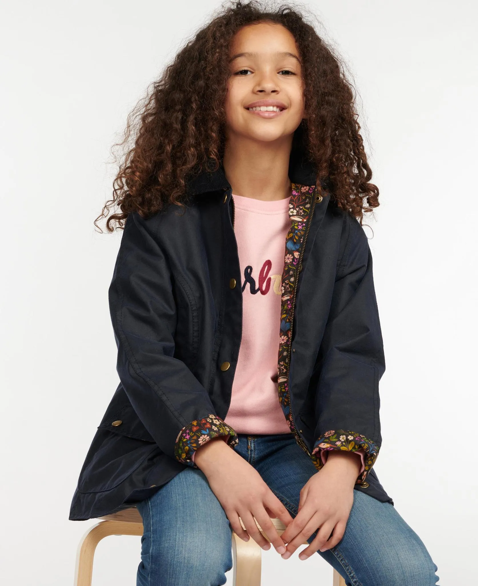 Girls Beadnell Wax Jacket