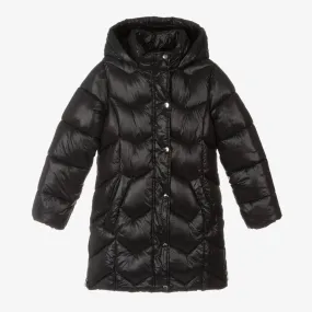 Girls Black Puffer Coat