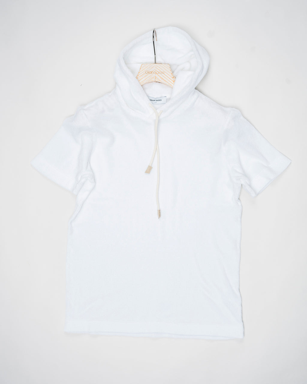 Gran Sasso Sponge Hoodie T-Shirt / White