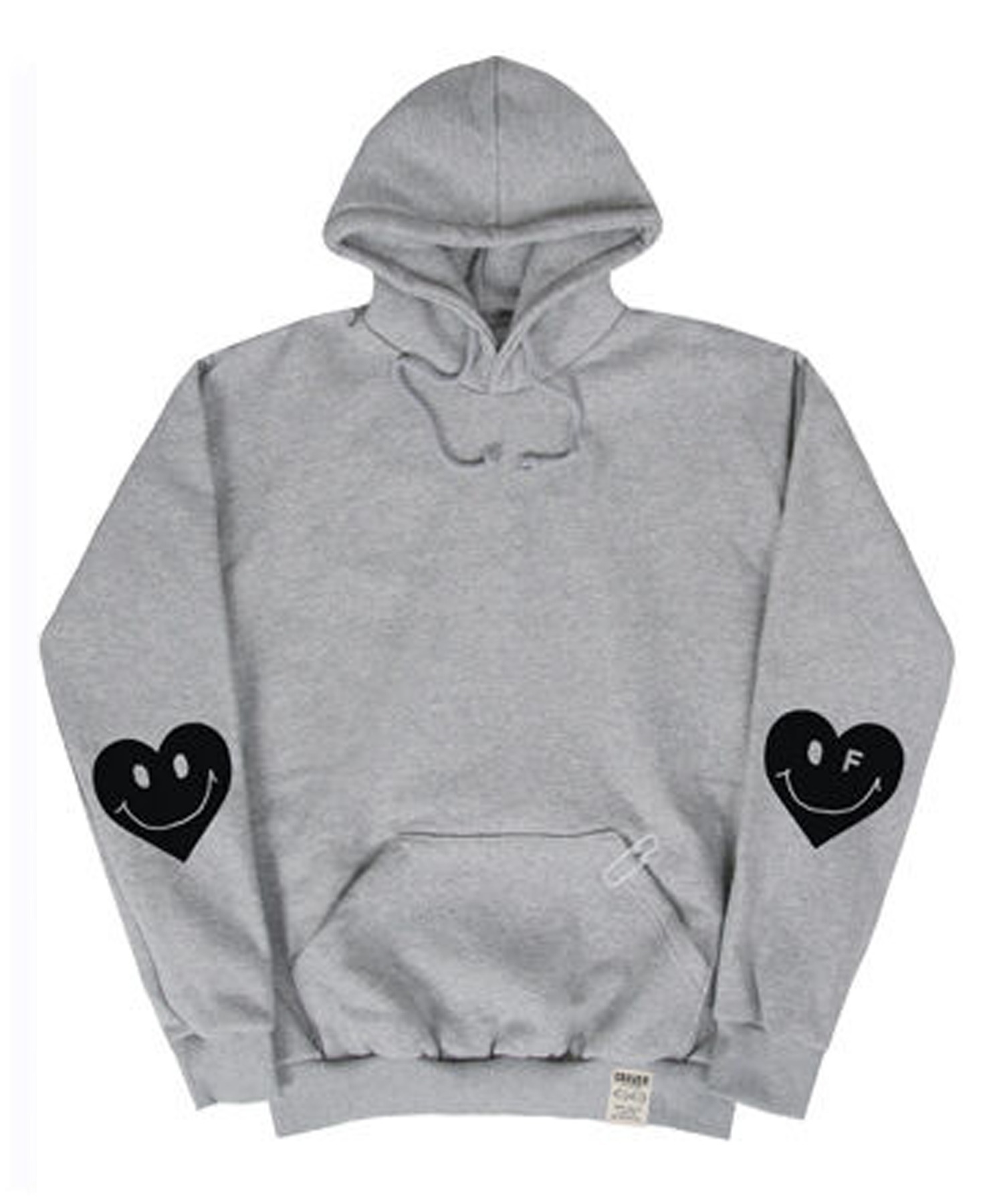 GRAVER  |[GRAVER]★ELBOW HEART SMILE HOODIE