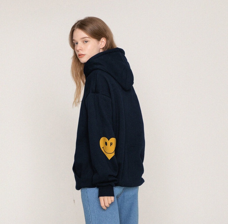 GRAVER  |[GRAVER]★ELBOW HEART SMILE HOODIE