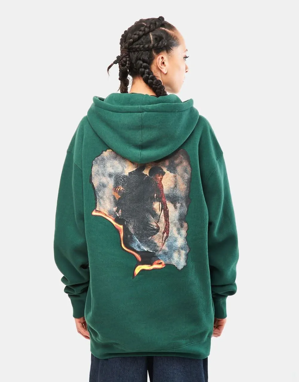 Hockey Luck Pullover Hoodie - Dark Green