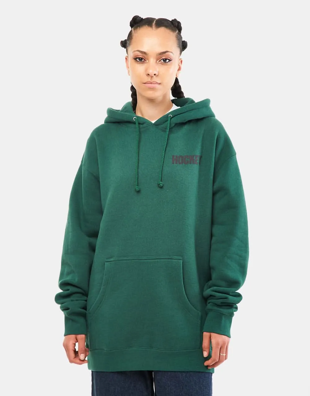 Hockey Luck Pullover Hoodie - Dark Green