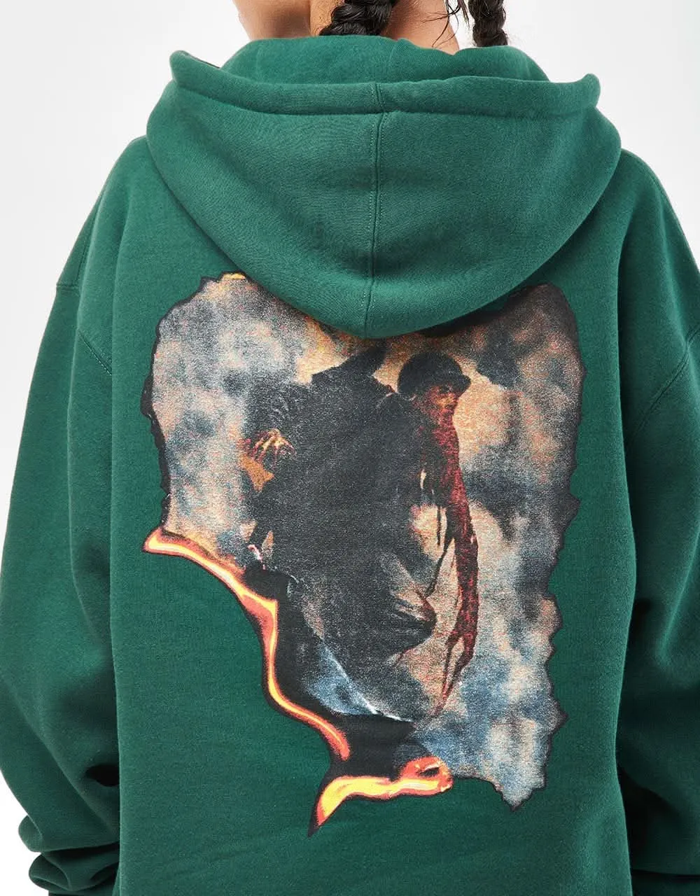 Hockey Luck Pullover Hoodie - Dark Green