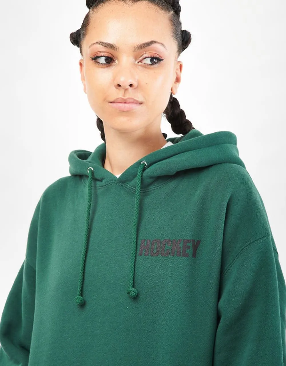 Hockey Luck Pullover Hoodie - Dark Green