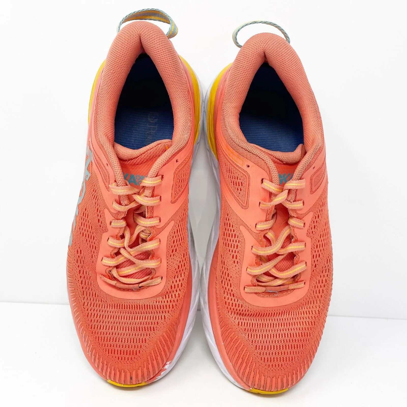 Hoka One One Womens Bondi 7 1110519 CCSD Orange Running Shoes Sneakers Size 9