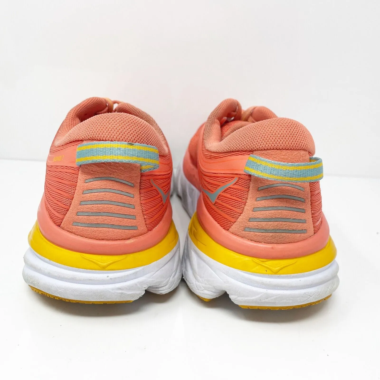 Hoka One One Womens Bondi 7 1110519 CCSD Orange Running Shoes Sneakers Size 9