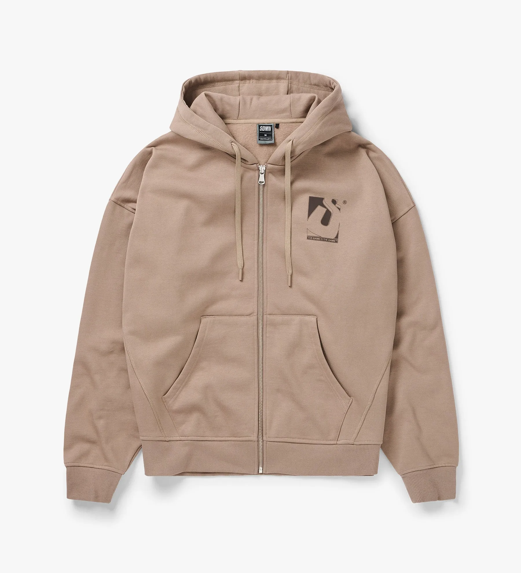 Initial Box Zip Hoodie [Fossil]