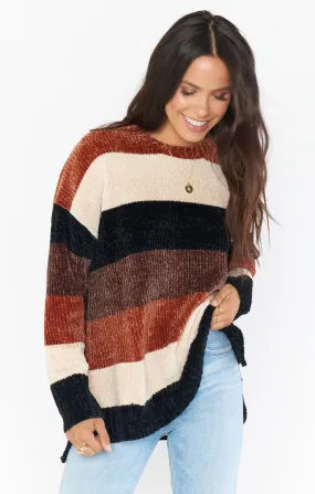 Jesse Sweater ~ Stayin Alive Stripe Chenille